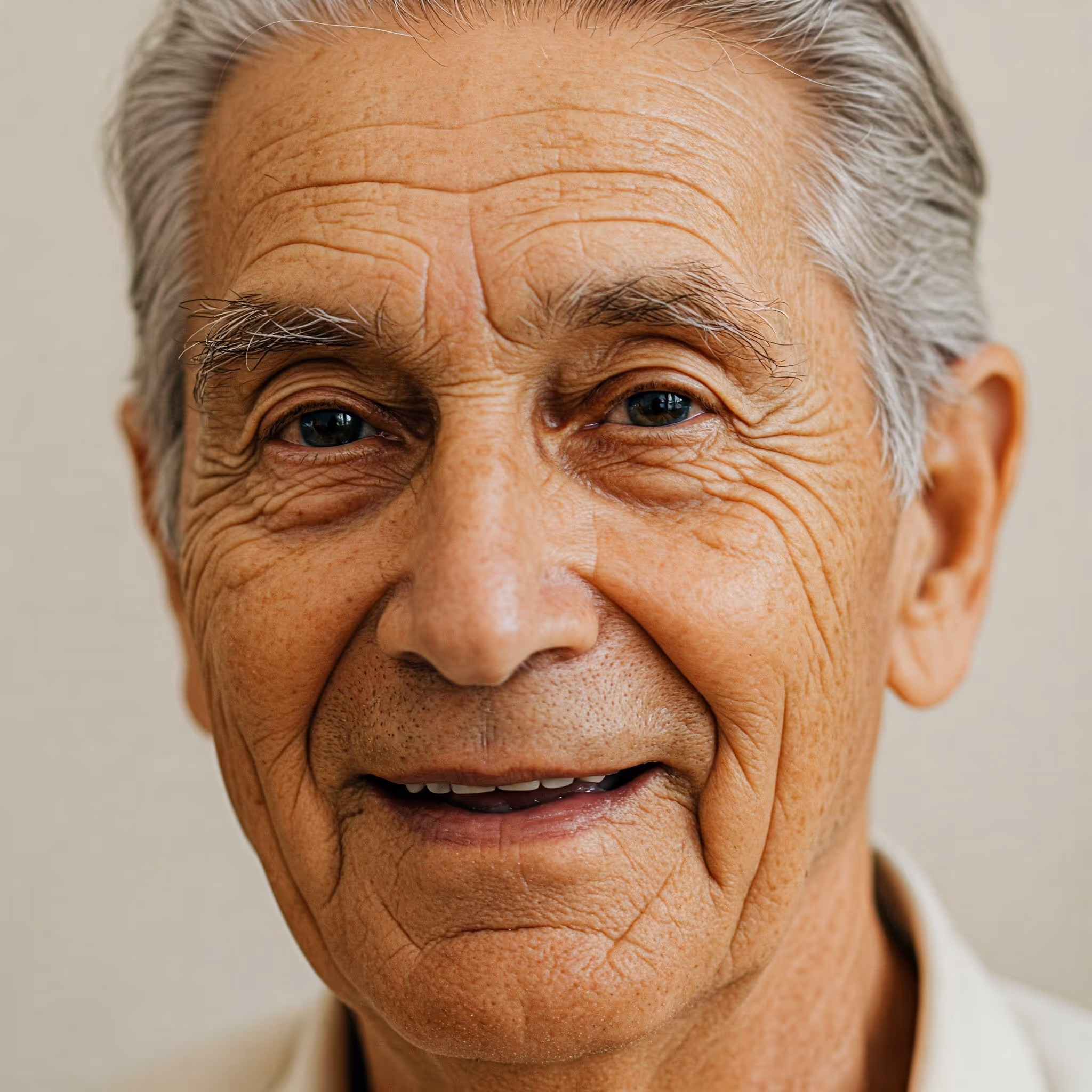 Smiling Understood Care male patient.