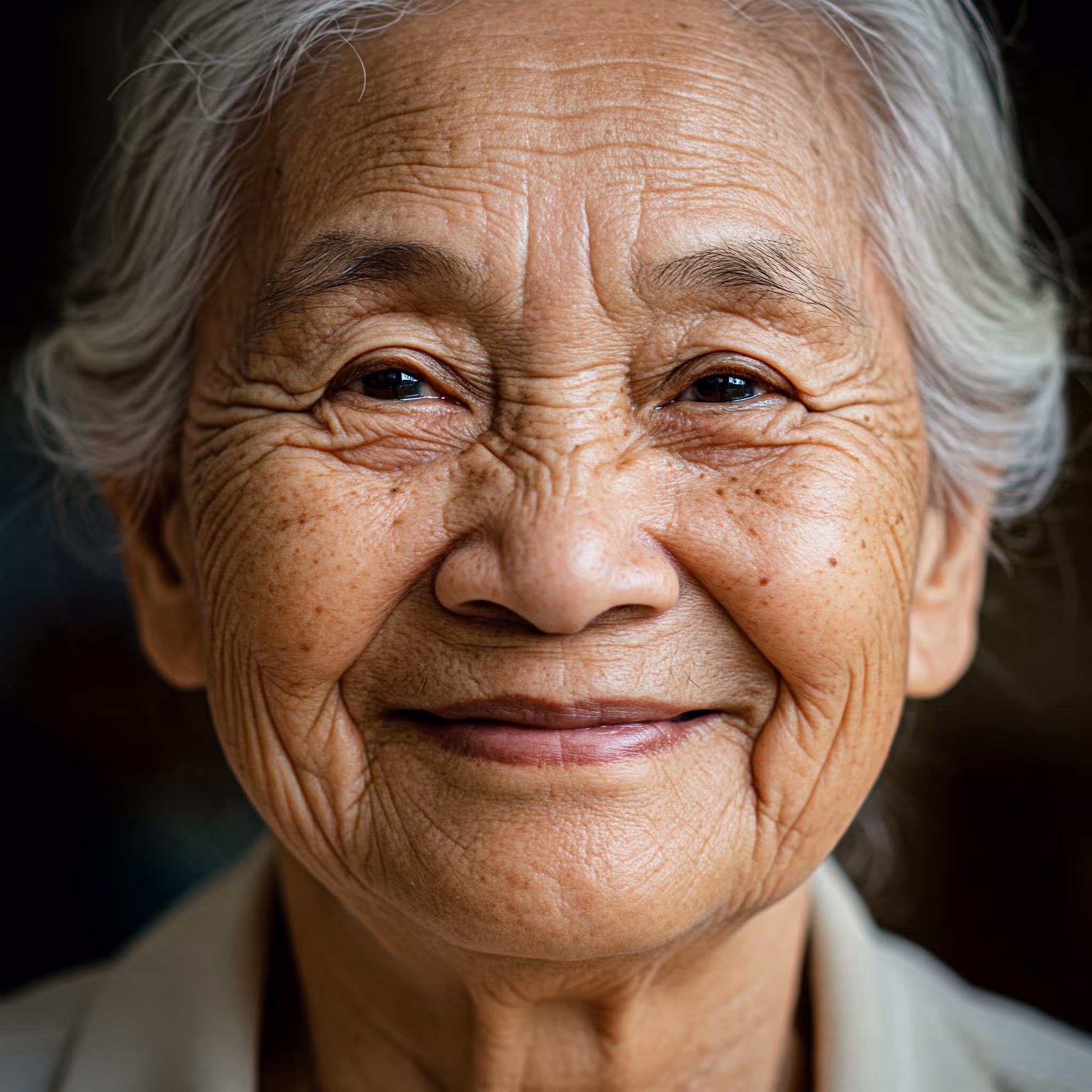 Smiling Understood Care female patient.