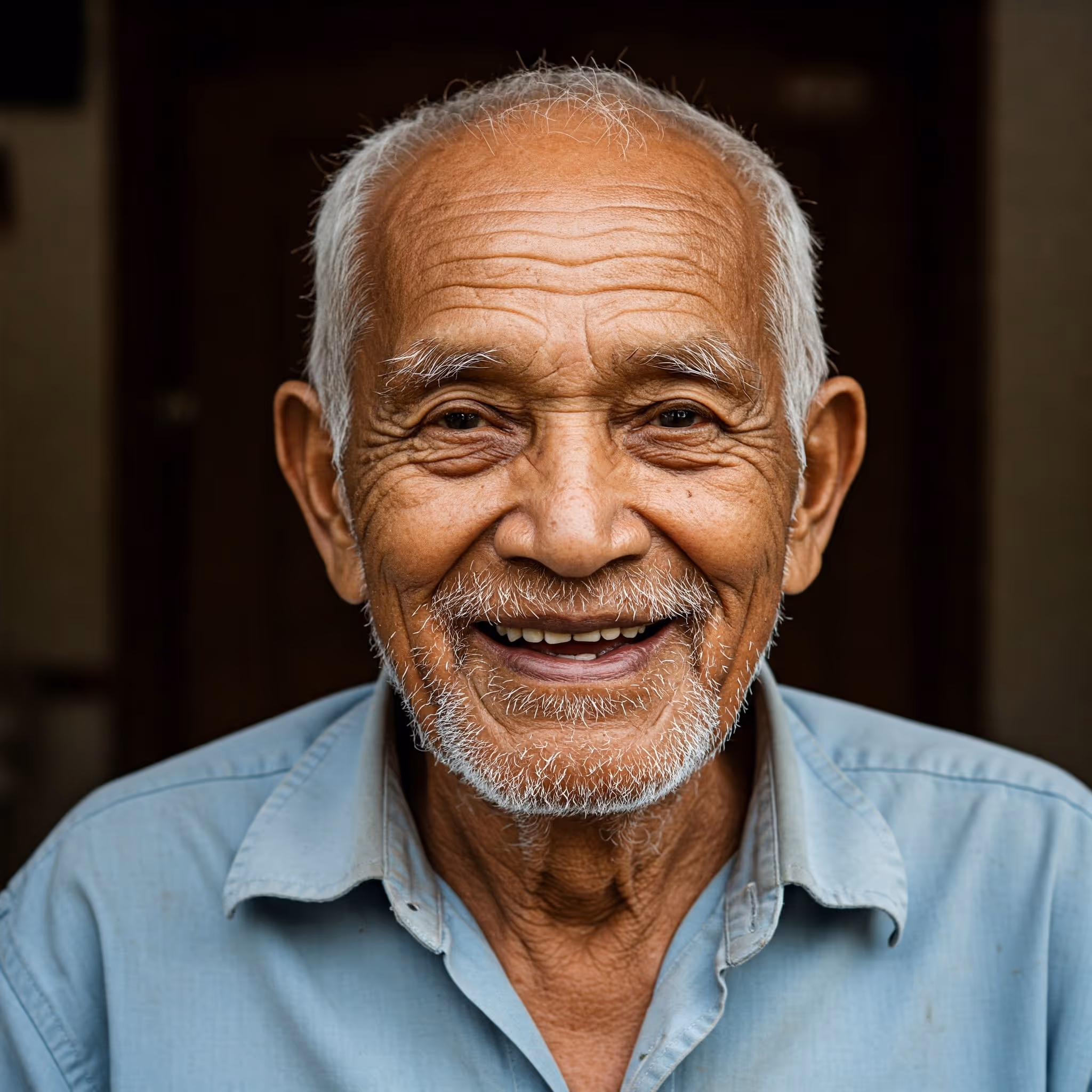 Smiling Understood Care male patient.